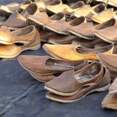Shoes at Pushkar fair