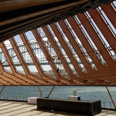 Sydney Harbour bridge from the Opera house